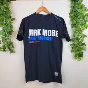 Novelty Jerk More Black Novelty T-Shirt Short Sleeve Medium The Wiz Lo Kuttz